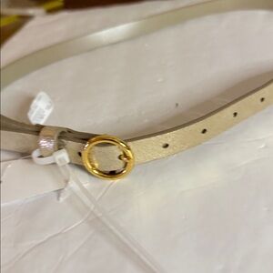 J Crew gold Belt with Gold Buckle